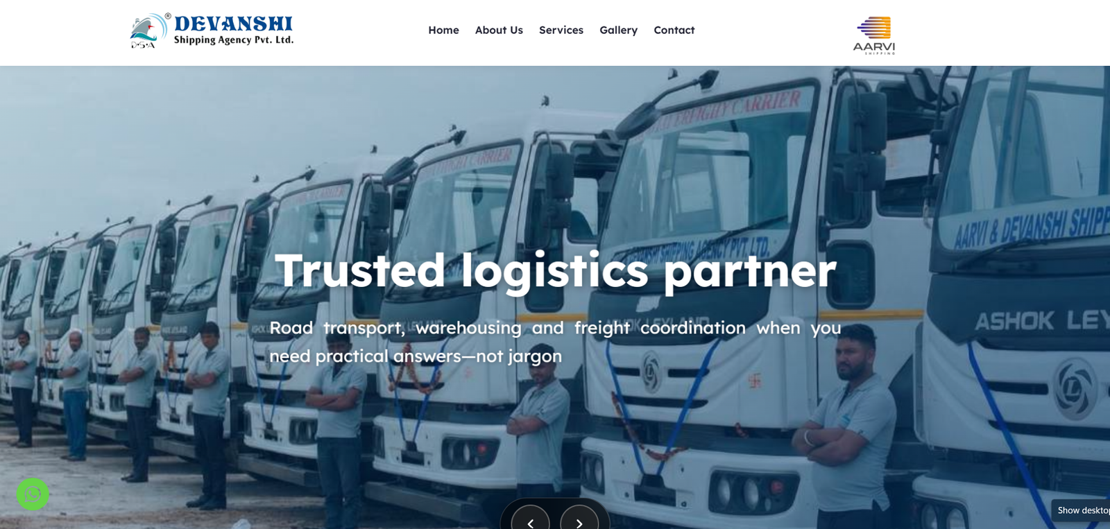 Devanshi Shipping Agency Pvt. Ltd.